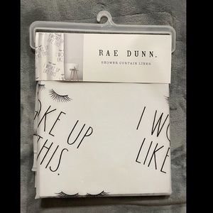 Rae Dunn Shower Curtain - I Woke Up Like This